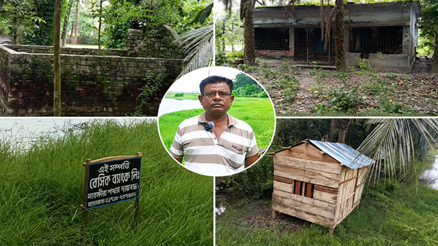 সাতক্ষীরায় ব্যাংকের সাইনবোর্ড টাঙিয়ে কবরস্থান ও মাদ্রাসার জায়গা দখলের চেষ্টা সামাদ গংয়ের