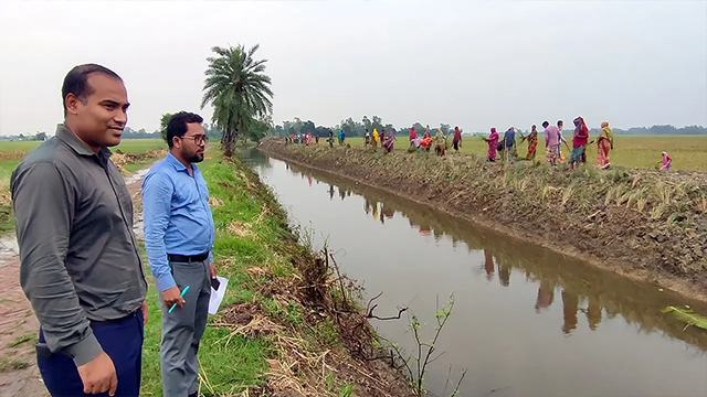 নওগাঁয় ১৩ খাল খননে সাশ্রয় ১ কোটি ৩৯ লাখ টাকা, সরকারি কোষাগারে ফেরত