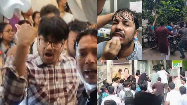 জবিতে প্ল্যাকার্ড প্রদর্শনকে কেন্দ্র করে উত্তেজনা, ছাত্রদলের বিরুদ্ধে হামলার অভিযোগ; আহত জকসু ভিপি-জিএস