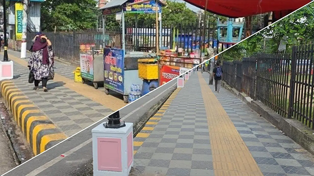 প্রধানমন্ত্রীর চট্টগ্রাম সফর শেষ, ২৪ ঘণ্টায় আবার হকারদের দখলে ফুটপাত