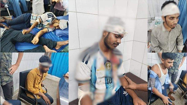 হাসপাতালে চিকিৎসা নিতে গিয়েও হামলার শিকার, জকসু নেতা-সাংবাদিকসহ আহত অনেকে