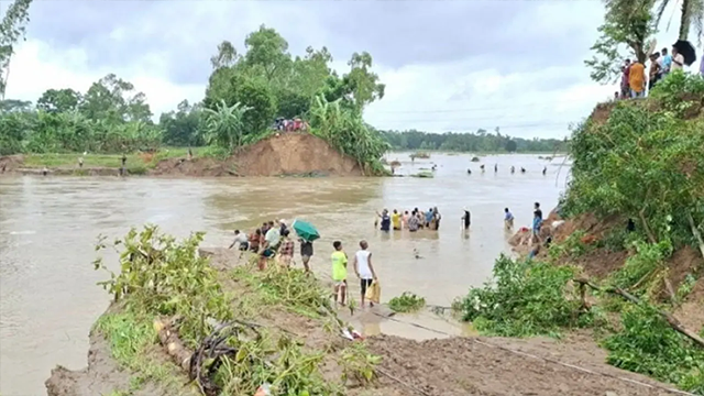 তিস্তা-সোমেশ্বরীতে সতর্কতা, নতুন করে বন্যার আশঙ্কায় রংপুর