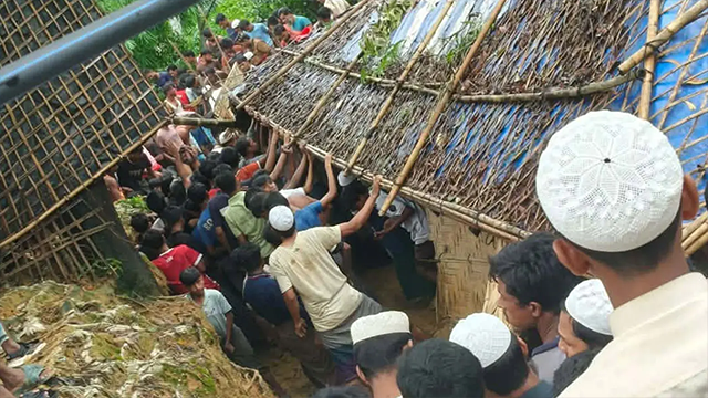 উখিয়ায় পাহাড়ধস: নিহত বেড়ে ৮, জীবিত উদ্ধার ১৪